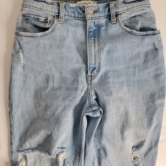 Abercrombie and fitch Jeans 30/10 Curve Love 90s Straight Ultra High Rise - Picture 6 of 9